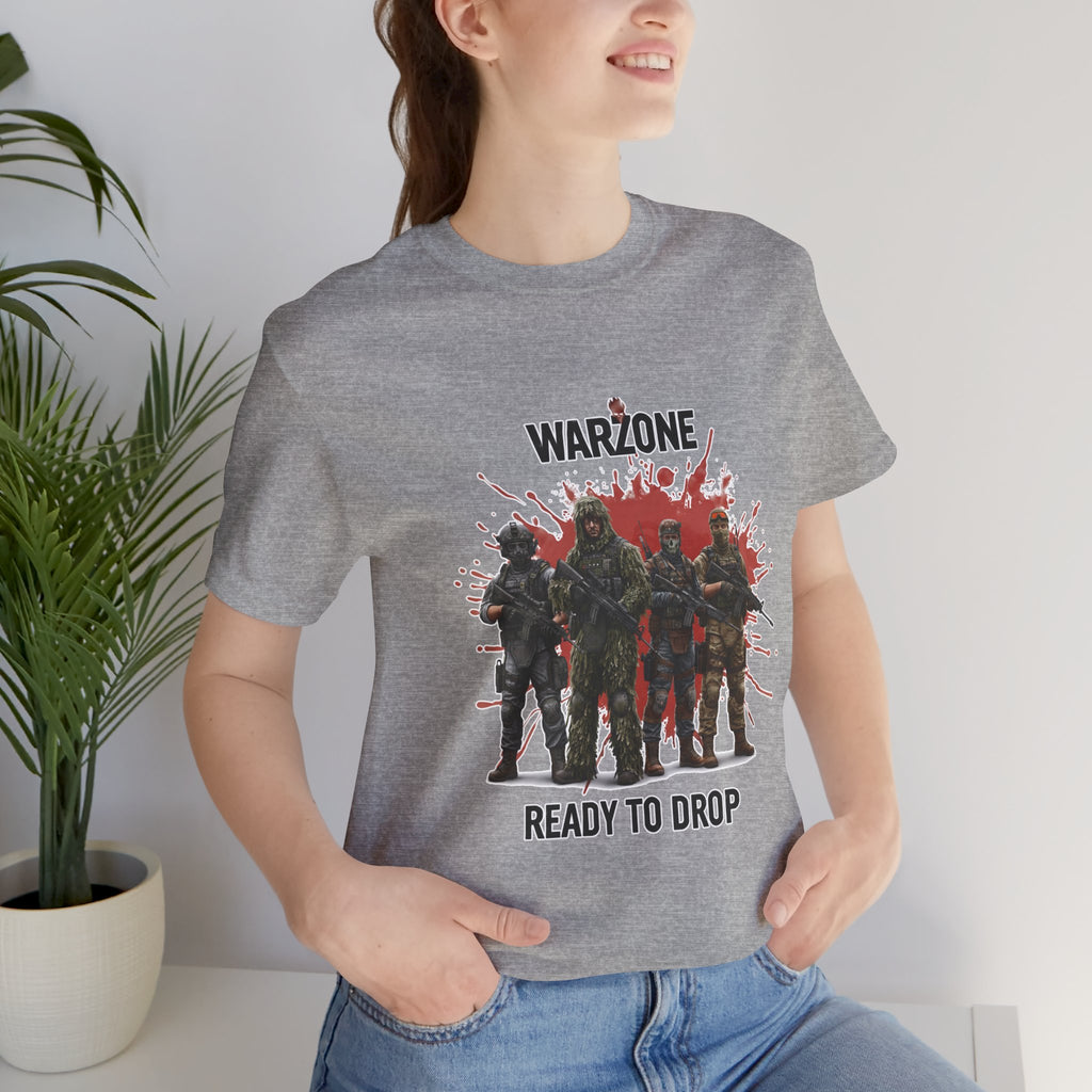 Warzone Drop T-shirt for Squad's Fashion Sense and Diverse K/D Ratio