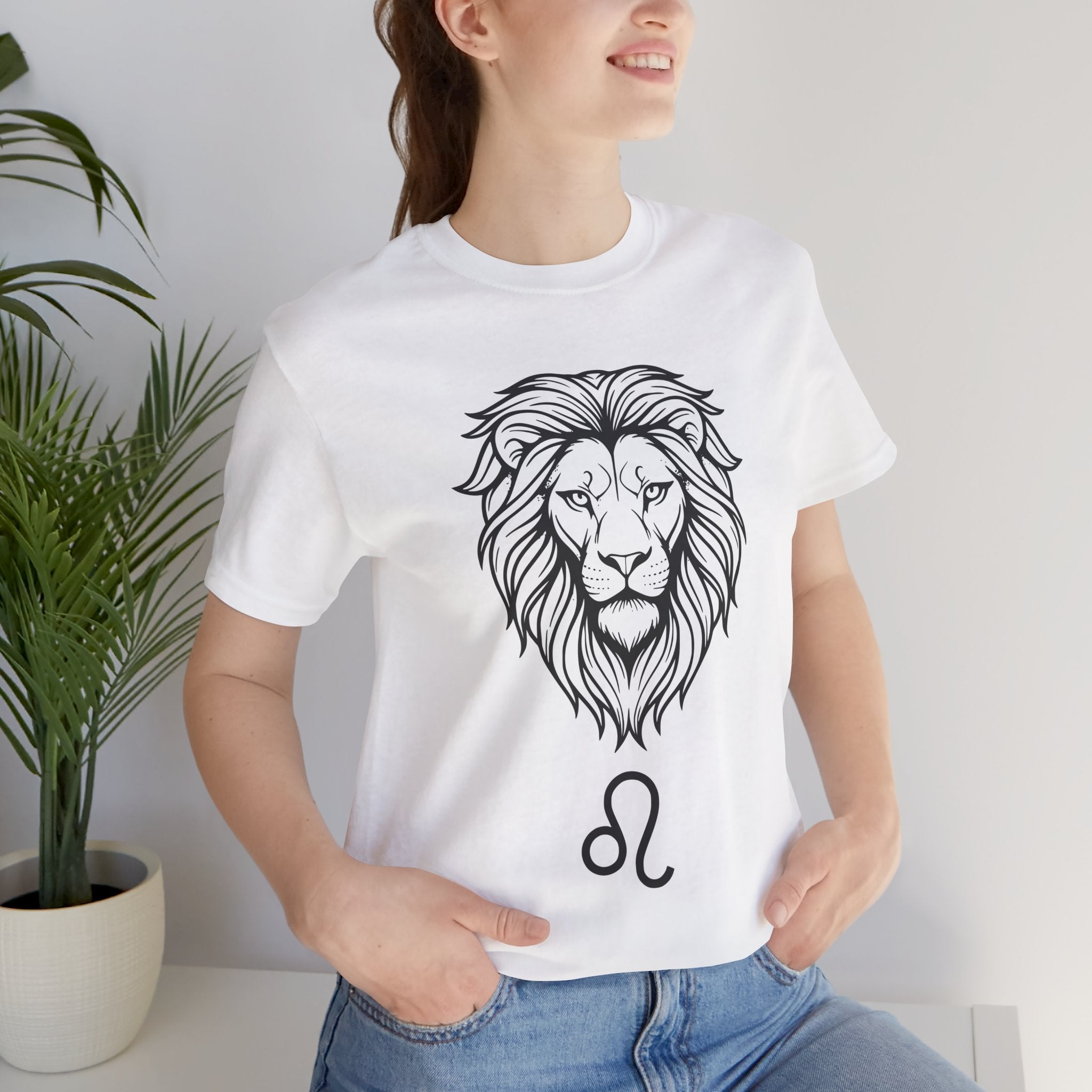 Leo Zodiac T-shirt- Black & White Leo unisex Shirt