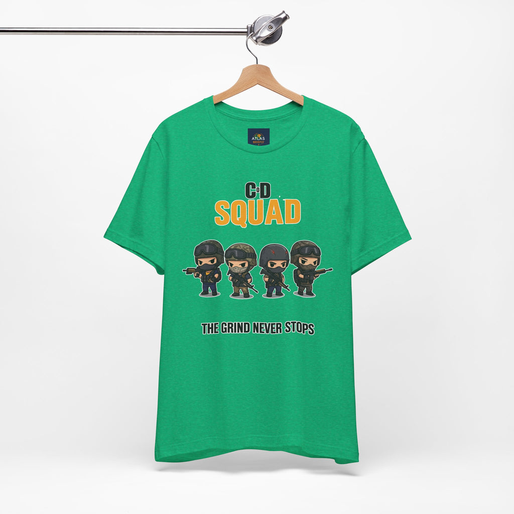 CoD Squad Tee for Gamers: The Grind Never Stops