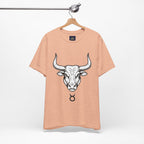 Taurus Zodiac T-Shirt - Minimalist Black and White Unisex T-Shirt