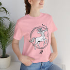 Sagittarius Zodiac Tee for Unisex Wear