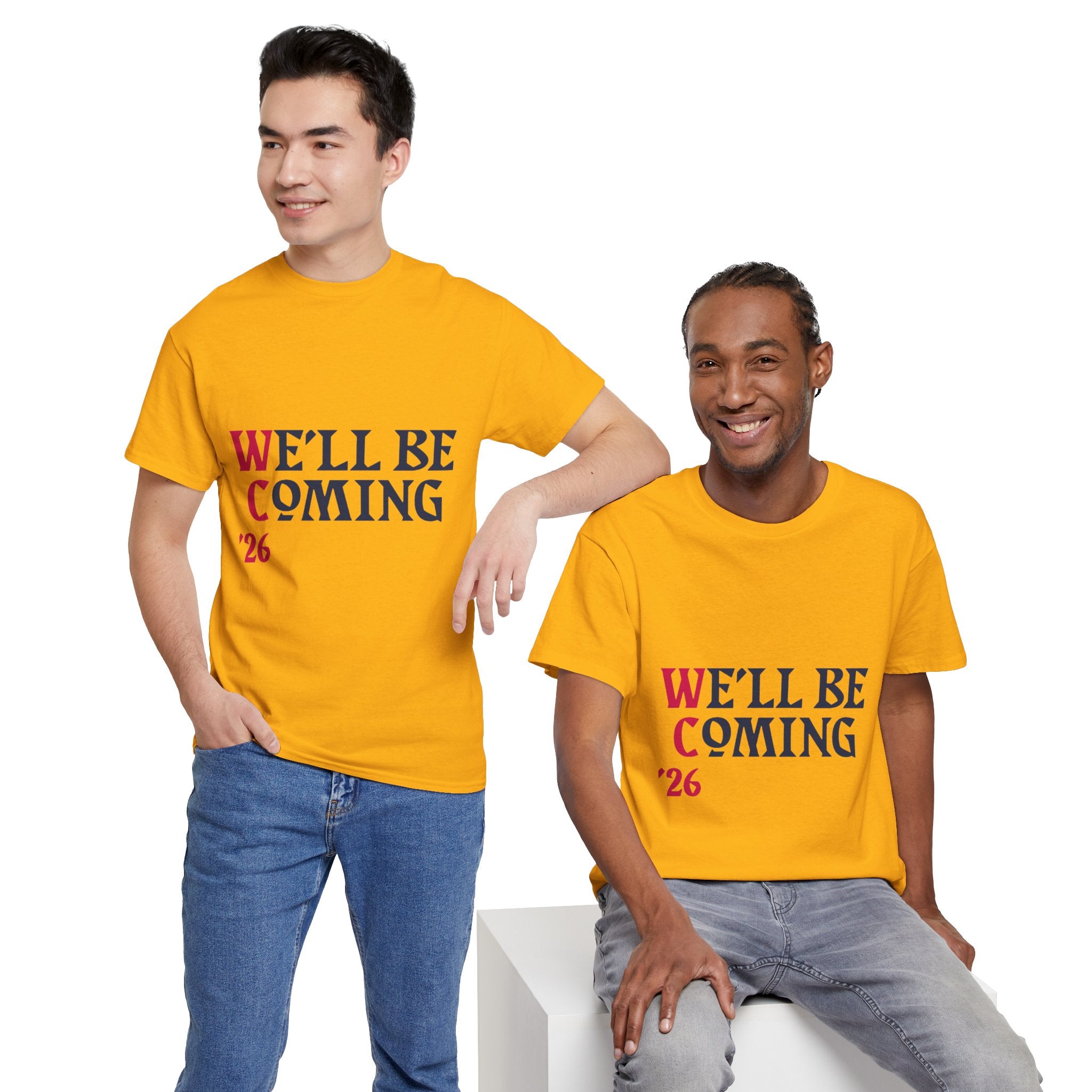 "We'll Be Coming '26" Scotland World Cup T-Shirt | Premium Tartan Army Fan Gear