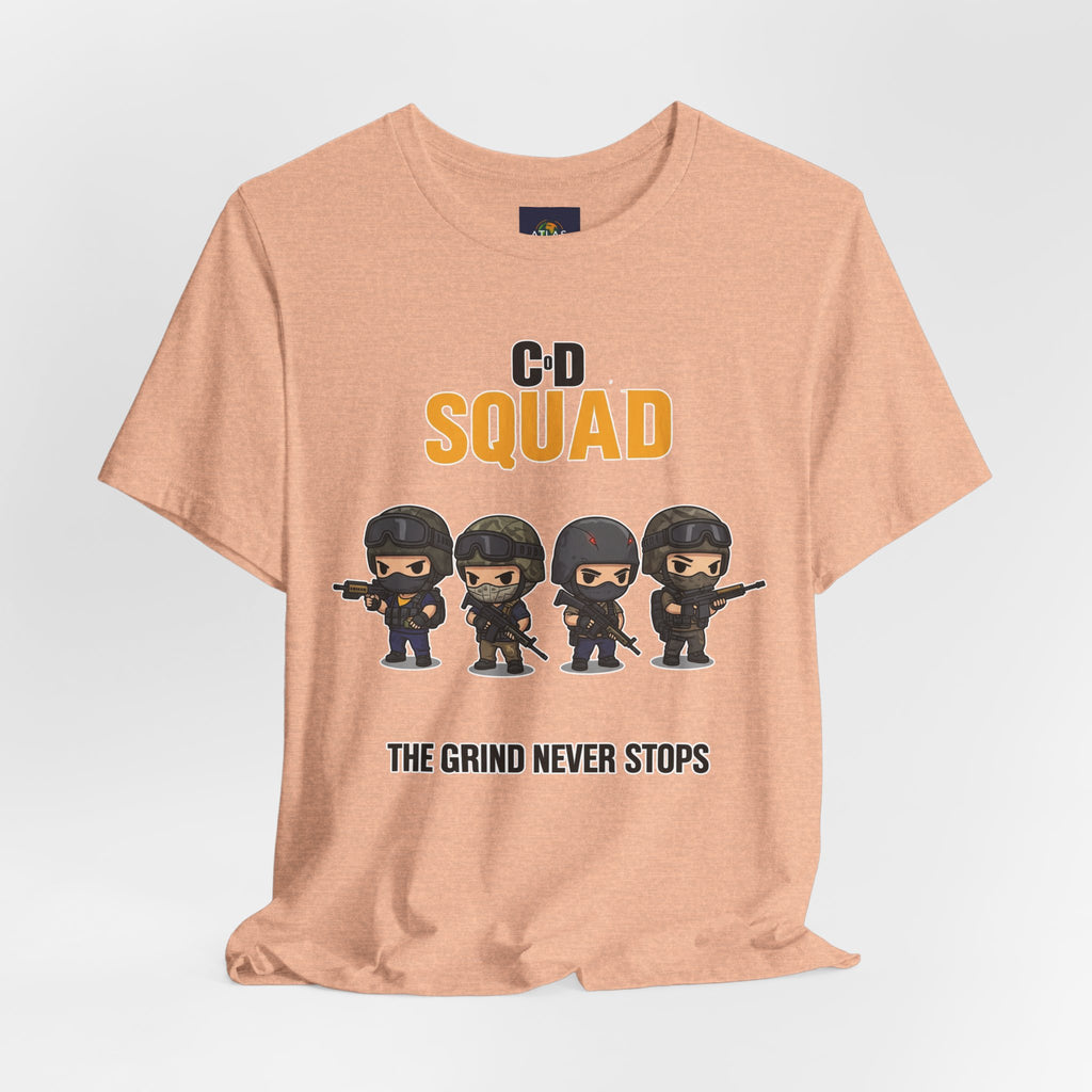 CoD Squad Tee for Gamers: The Grind Never Stops