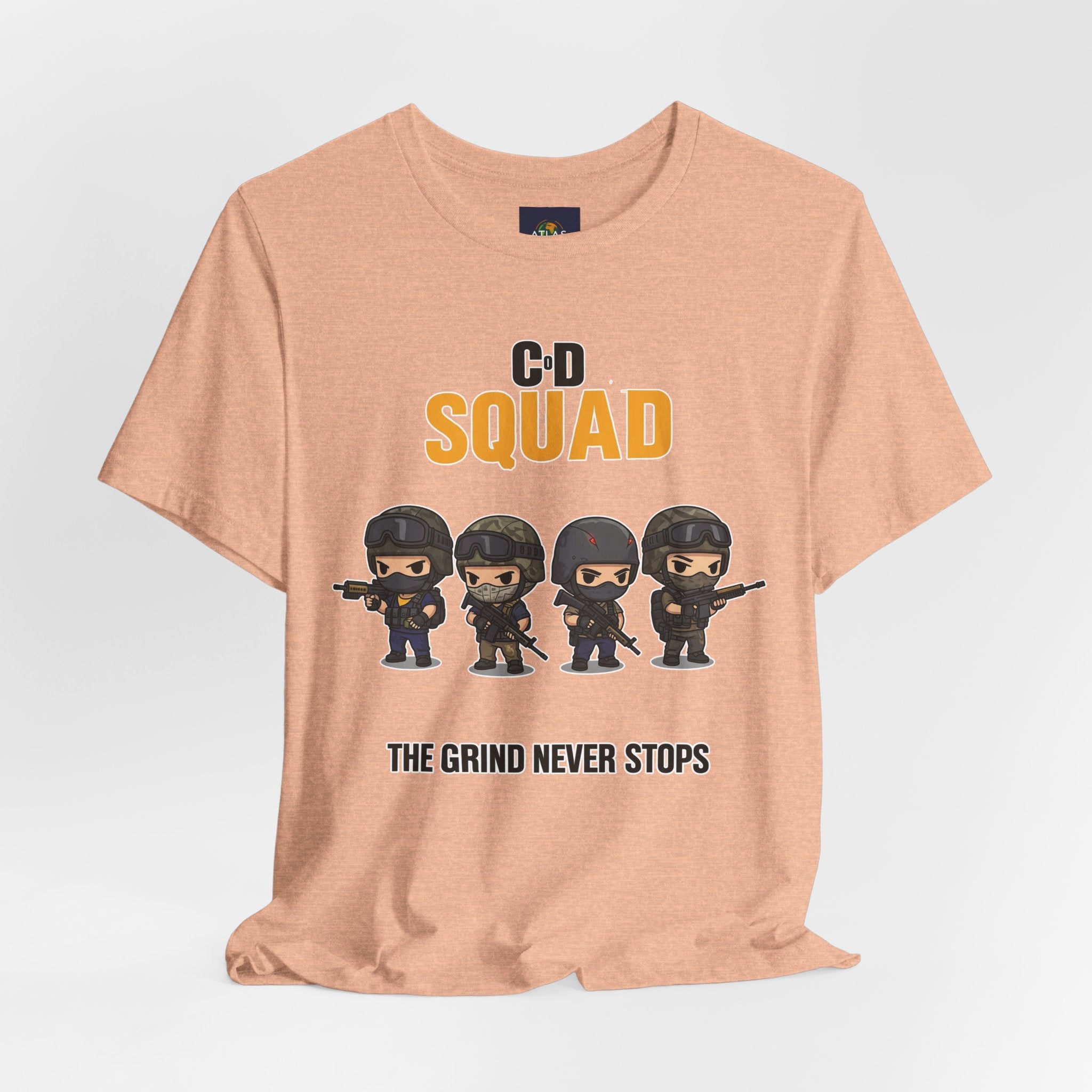 CoD Squad Tee for Gamers: The Grind Never Stops