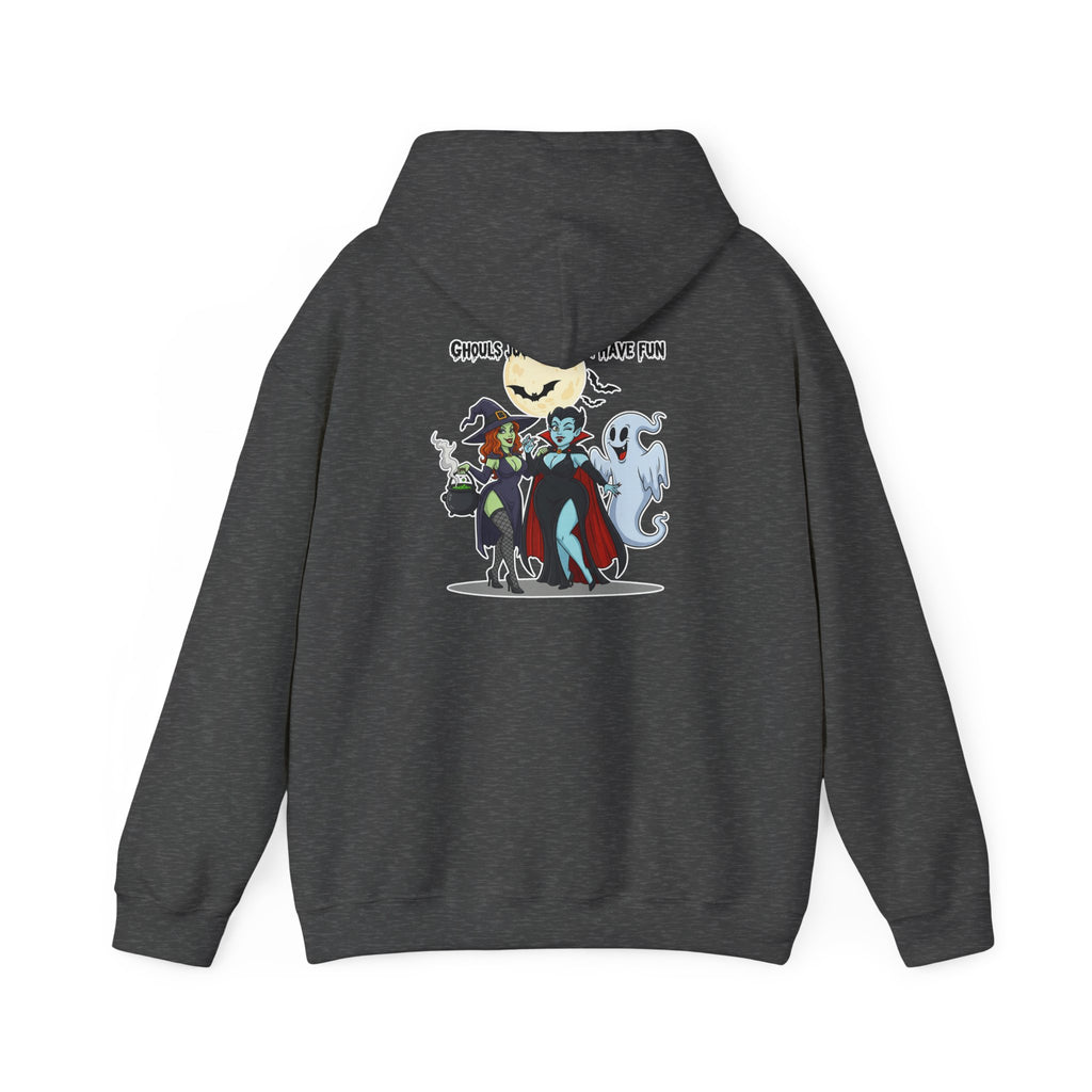 Ghouls Just Wanna Have Fun Halloween Hoodie - Witch Vampire Ghost Sweatshirt | Spooky Squad Apparel - Atlas Briefly