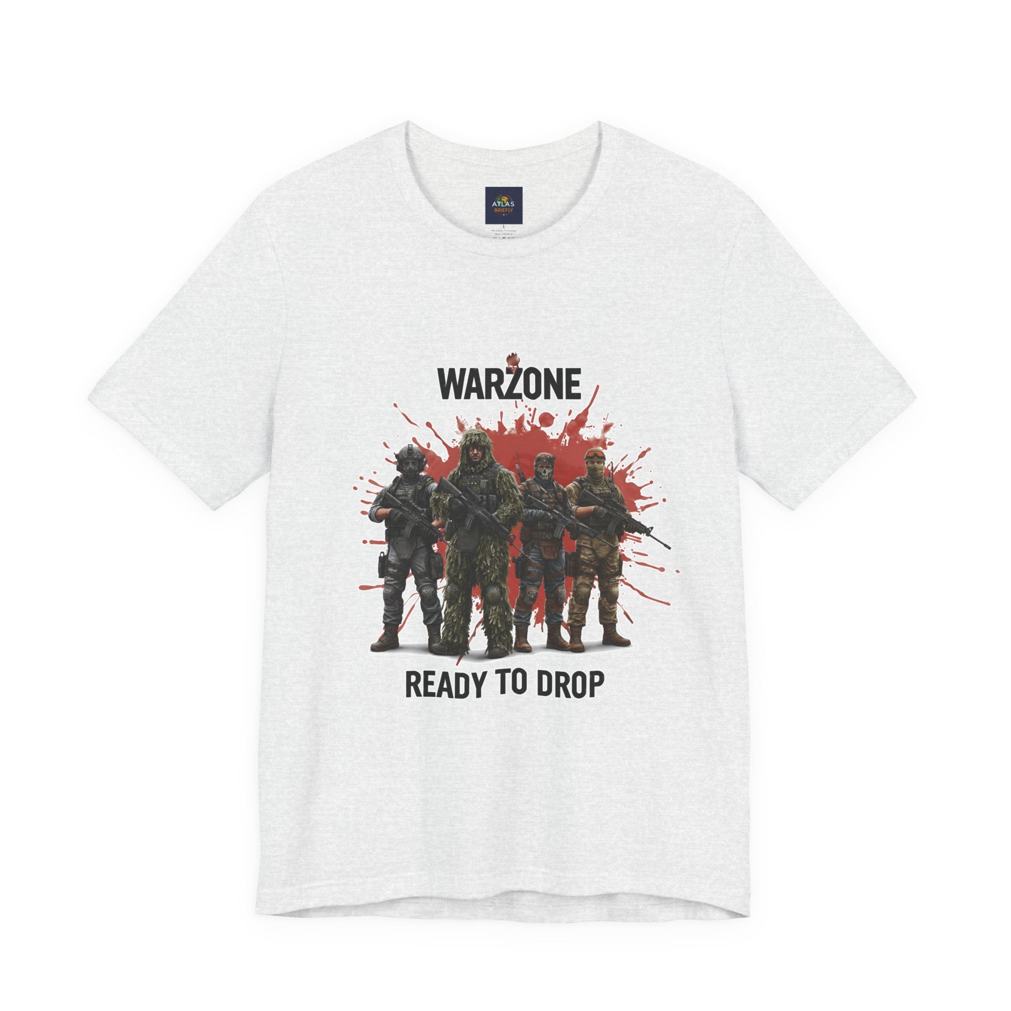 Warzone Drop T-shirt for Squad's Fashion Sense and Diverse K/D Ratio - Atlas Briefly