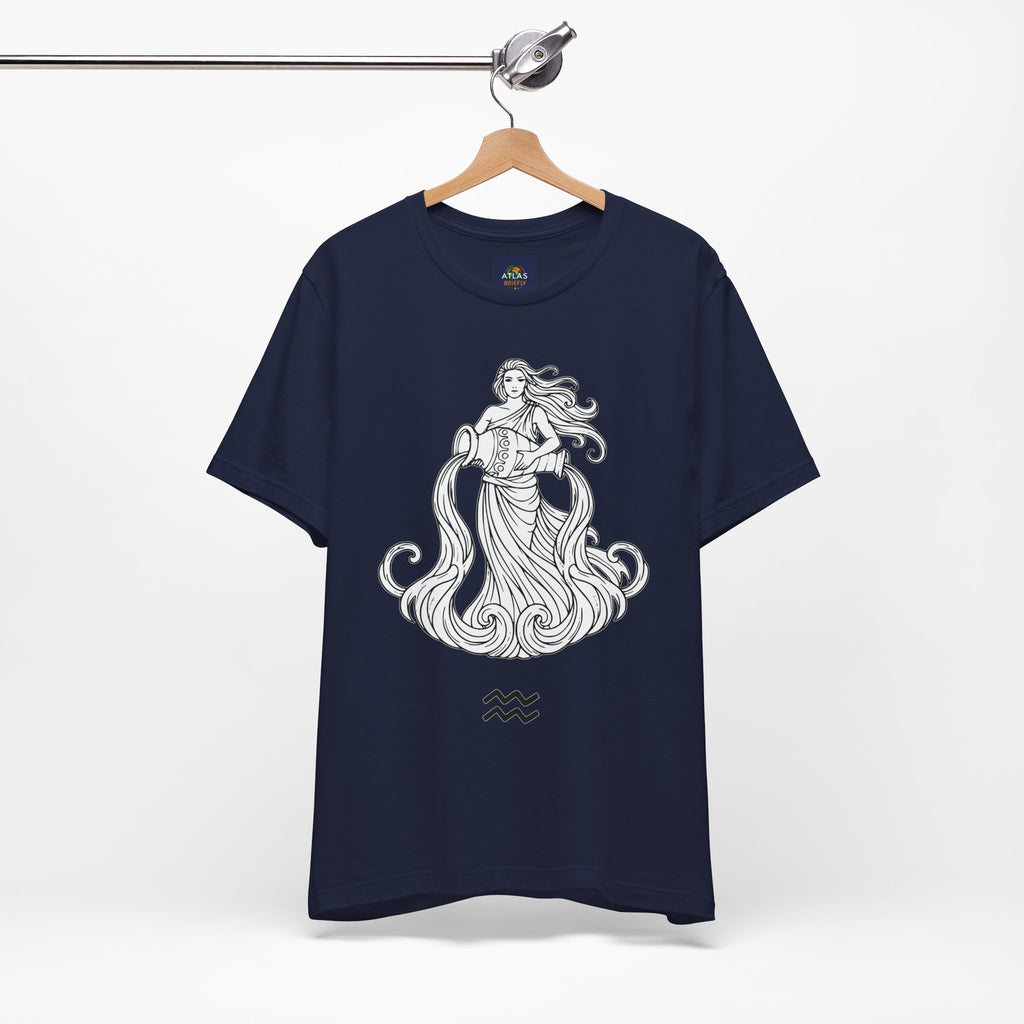 Aquarius Zodiac Tee - Unisex Astrology T-Shirt for Trendy Style