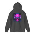 Neon Skull Hoodie - Retro Gaming Synthwave Sweatshirt - Atlas Briefly