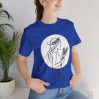 Virgo Zodiac Tee - Minimalist Black and White Unisex T-Shirt