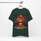D&D Fantasy T-Shirt - Roll a Natural 20 Dungeon Master RPG Unisex Tee