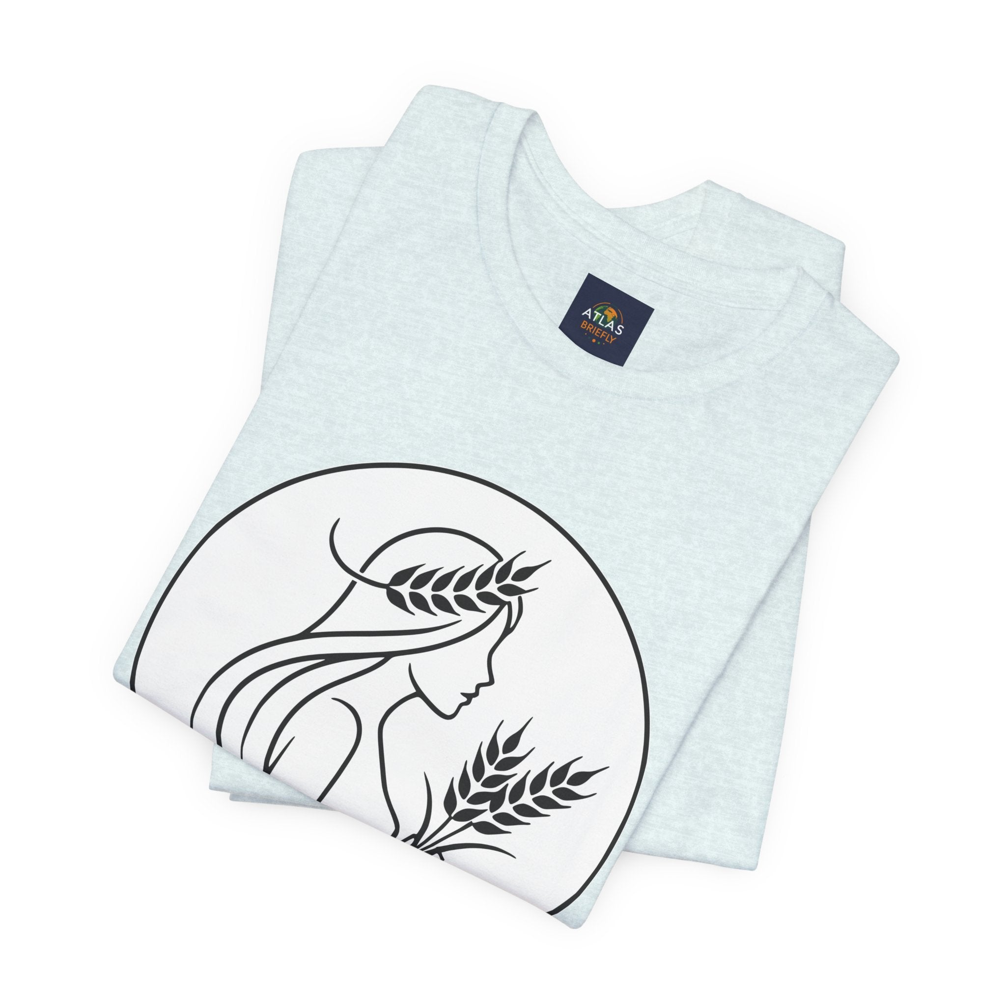 Virgo Zodiac Tee - Minimalist Black and White Unisex T-Shirt