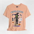 Witch Please Halloween T-Shirt - Sassy Witch Tee with Pumpkin Design | Funny Halloween Shirt - Atlas Briefly