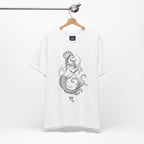 Capricorn Zodiac Tee - Unisex Minimalist Horoscope Shirt in Black and White