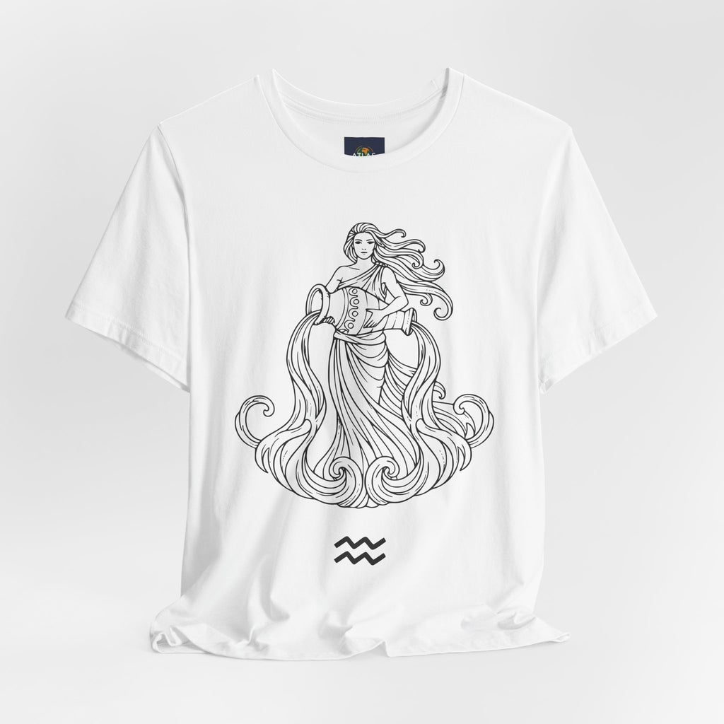 Aquarius Zodiac Tee - Unisex Astrology T-Shirt for Trendy Style