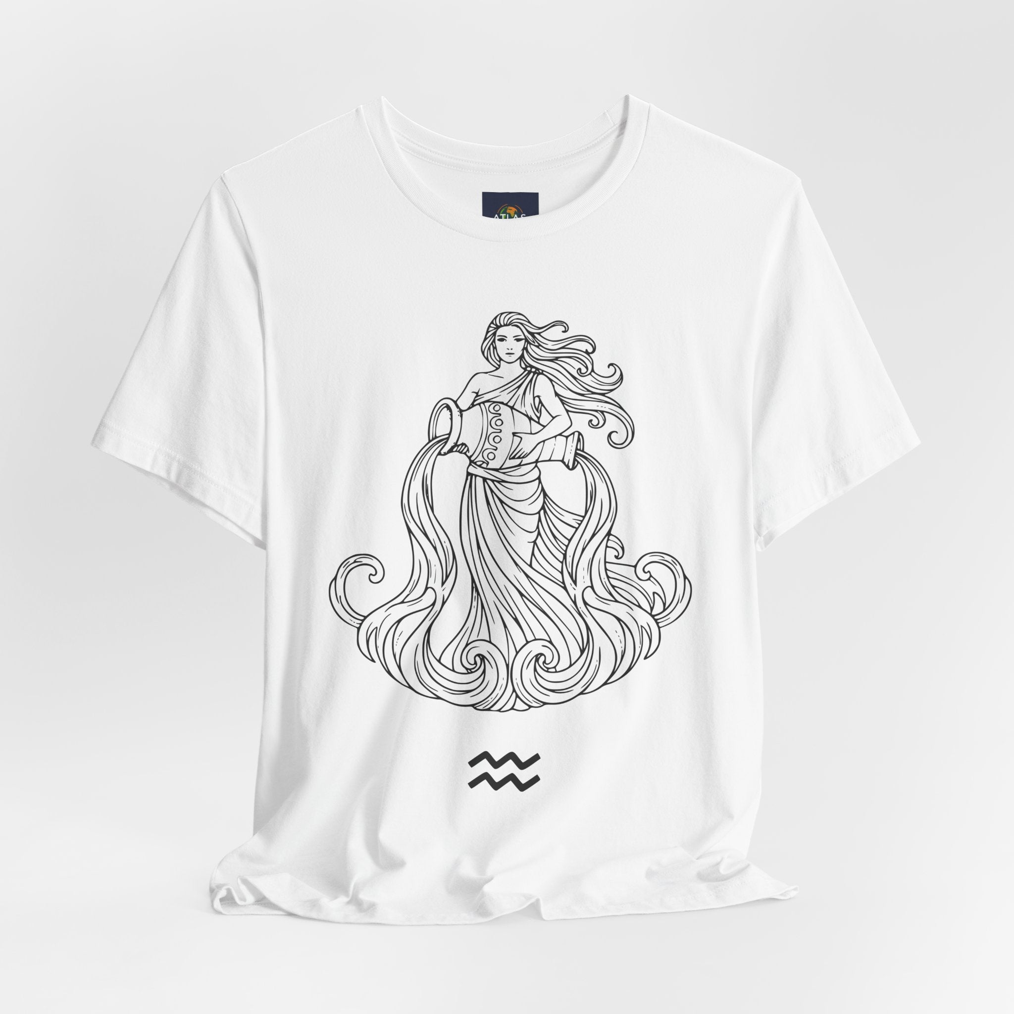 Aquarius Zodiac Tee - Unisex Astrology T-Shirt for Trendy Style