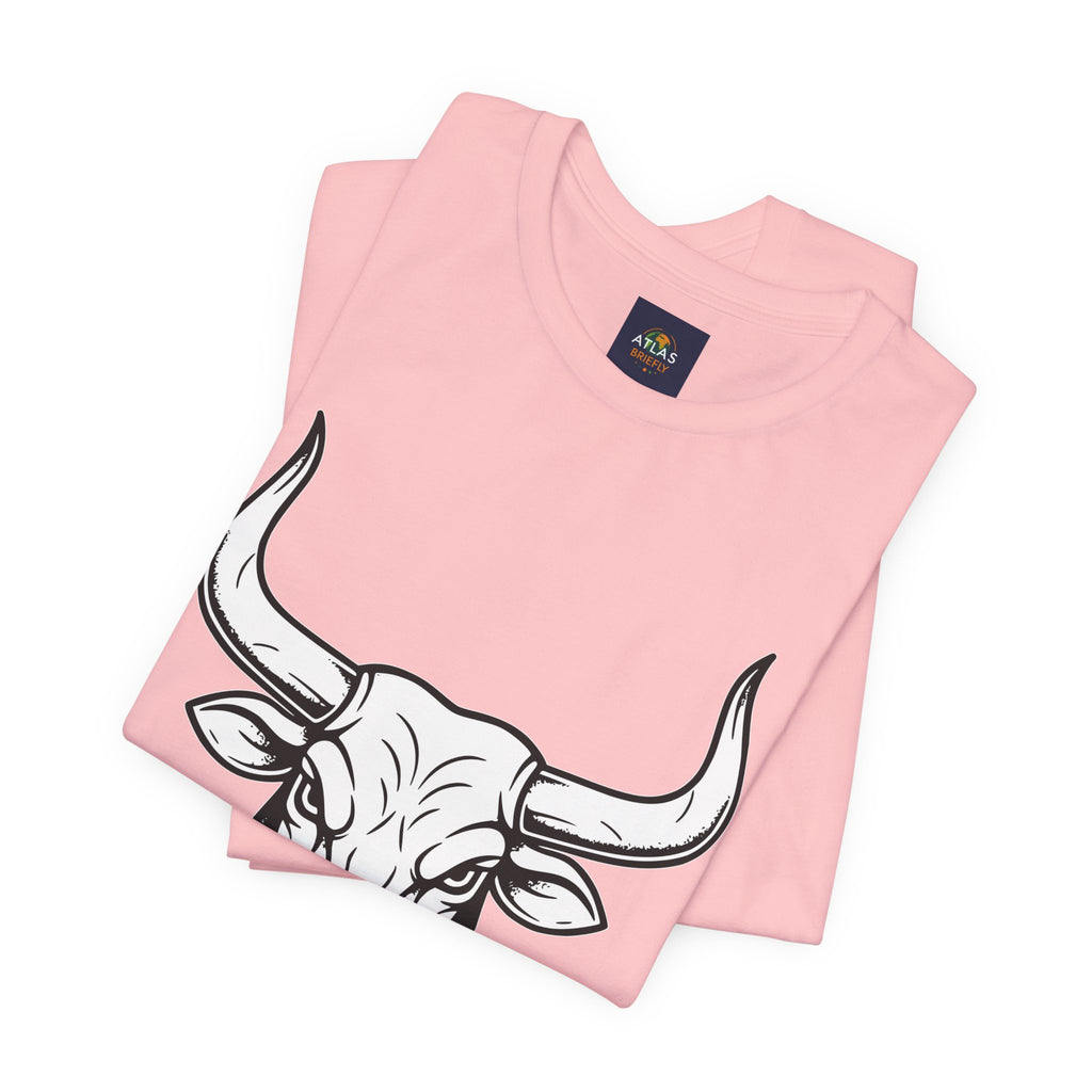 Taurus Zodiac T-Shirt - Minimalist Black and White Unisex T-Shirt