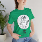 Virgo Zodiac Tee - Minimalist Black and White Unisex T-Shirt