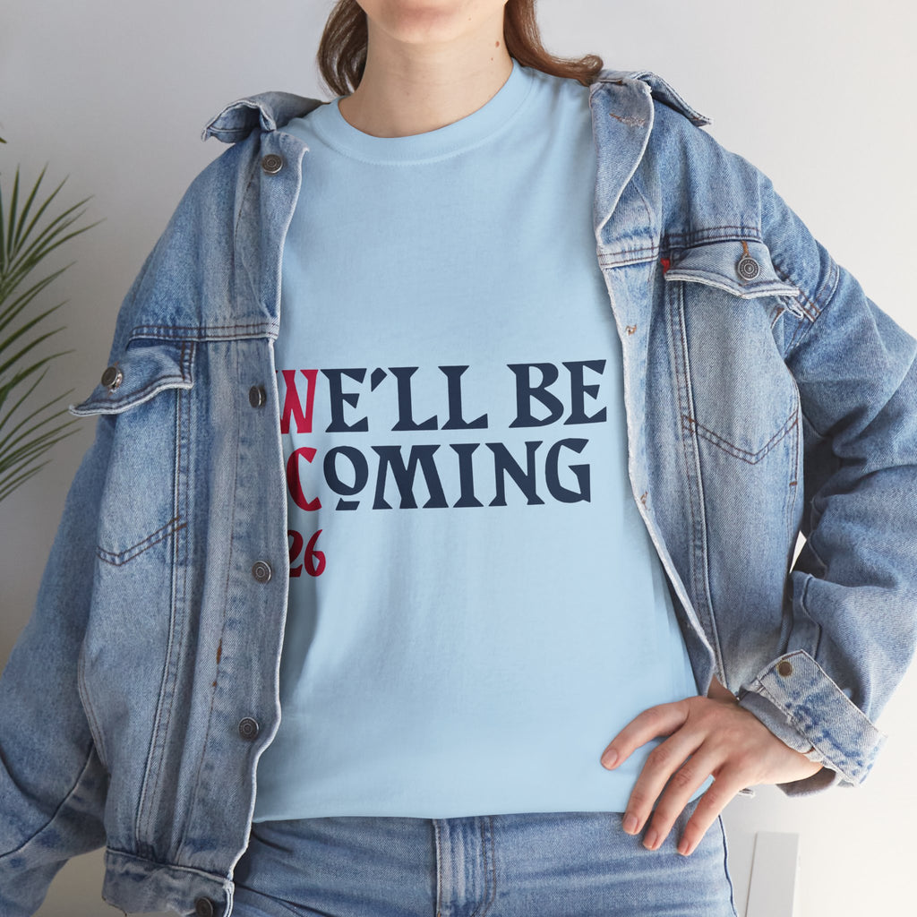 "We'll Be Coming '26" Scotland World Cup T-Shirt | Premium Tartan Army Fan Gear