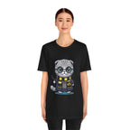 Hufflepurr Harry Potter T-Shirt - Funny Wizarding World Tee | Cute Potter Cat Gift - Atlas Briefly