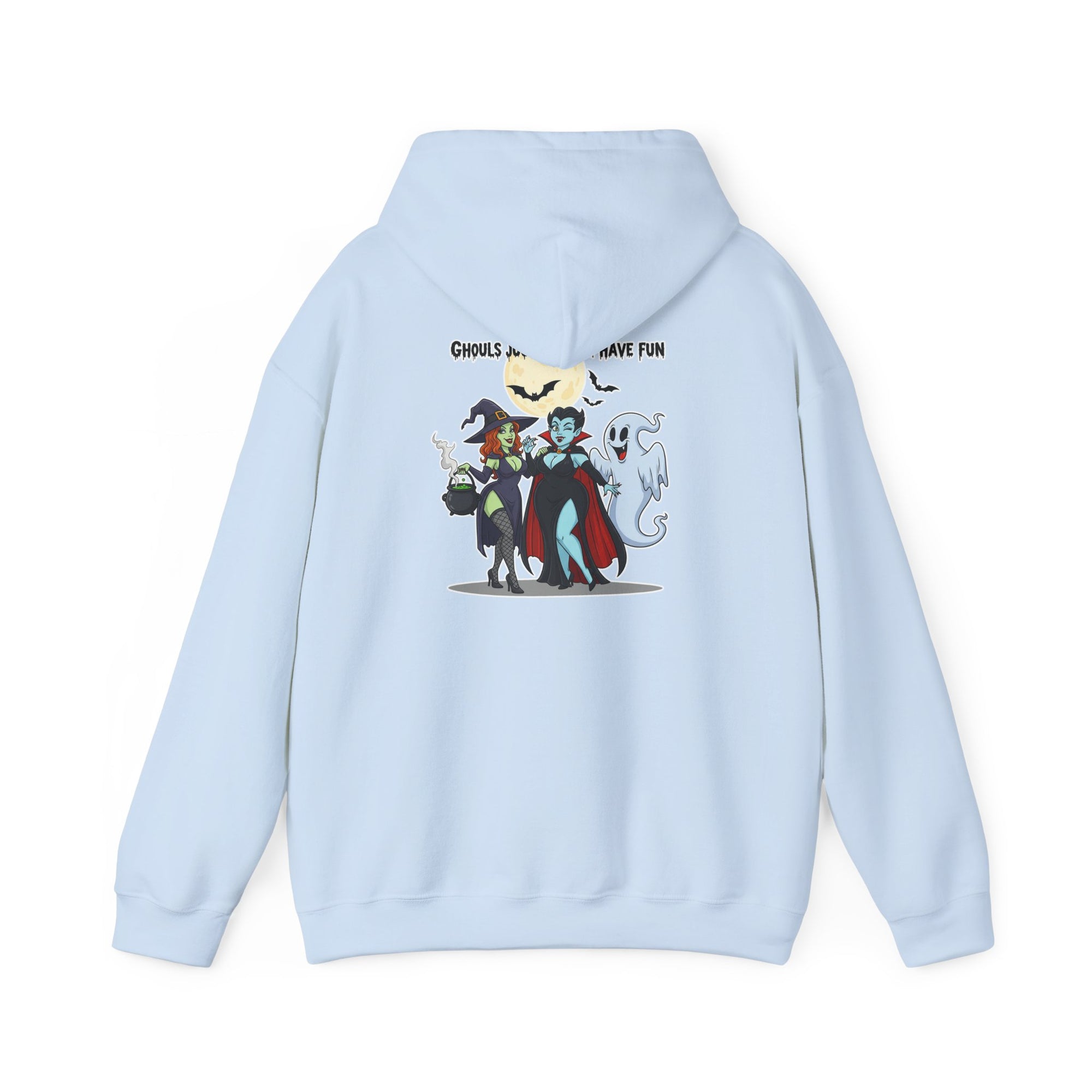 Ghouls Just Wanna Have Fun Halloween Hoodie - Witch Vampire Ghost Sweatshirt | Spooky Squad Apparel - Atlas Briefly