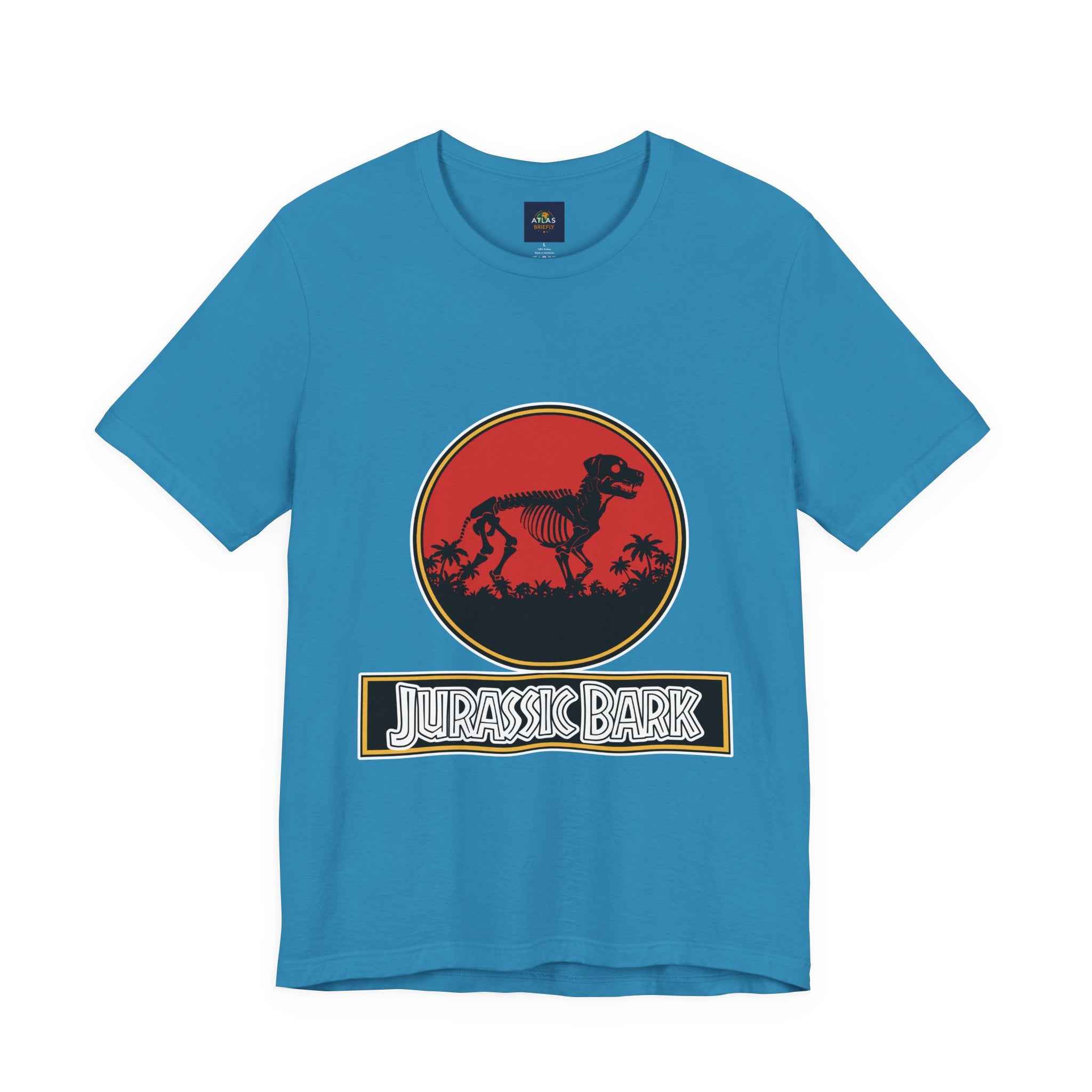 Rottweiler Dog T-Shirt - Jurassic Bark Design for Dog Lovers - Atlas Briefly