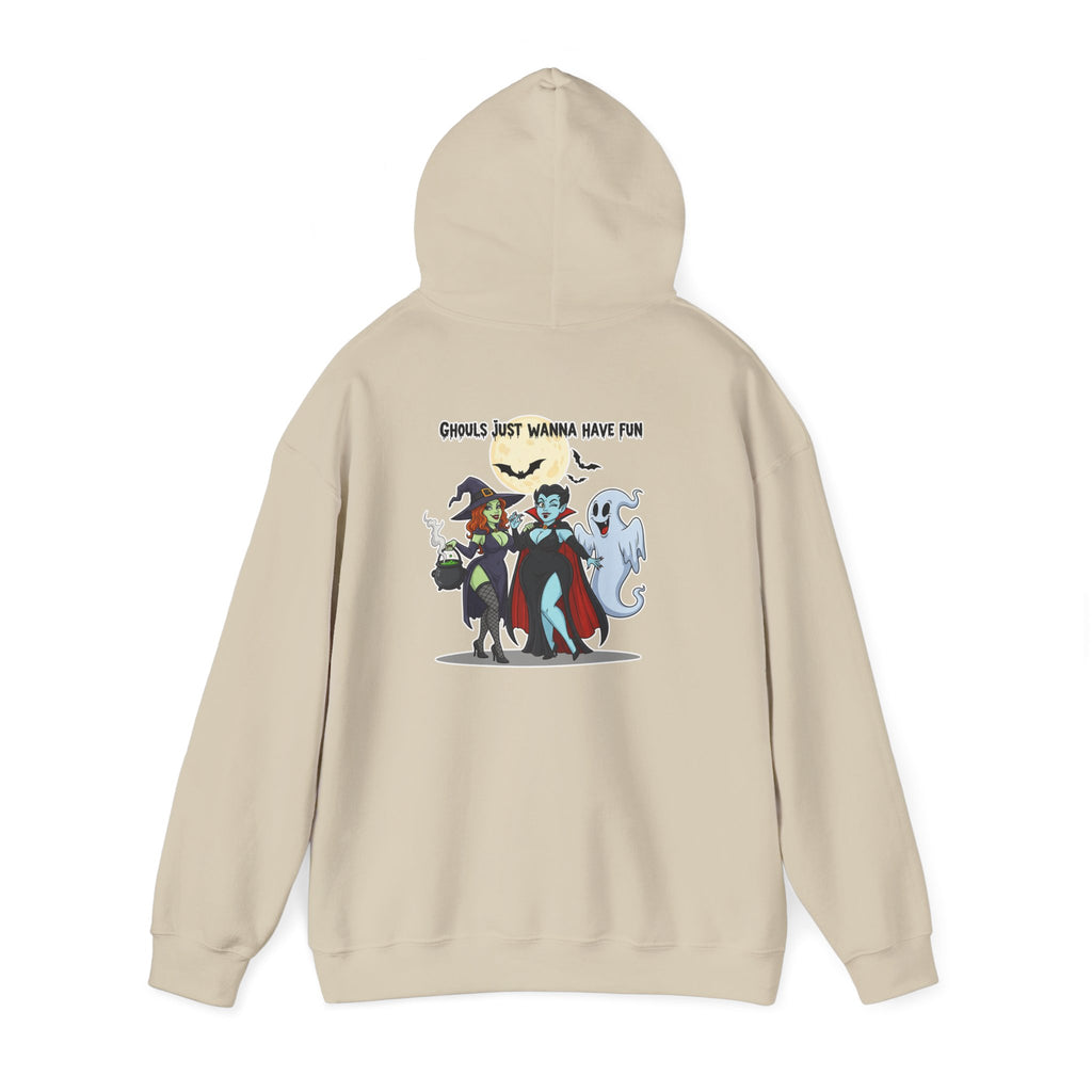 Ghouls Just Wanna Have Fun Halloween Hoodie - Witch Vampire Ghost Sweatshirt | Spooky Squad Apparel - Atlas Briefly