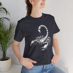 Scorpio Zodiac Tee - Unisex Minimalist Black and White Design