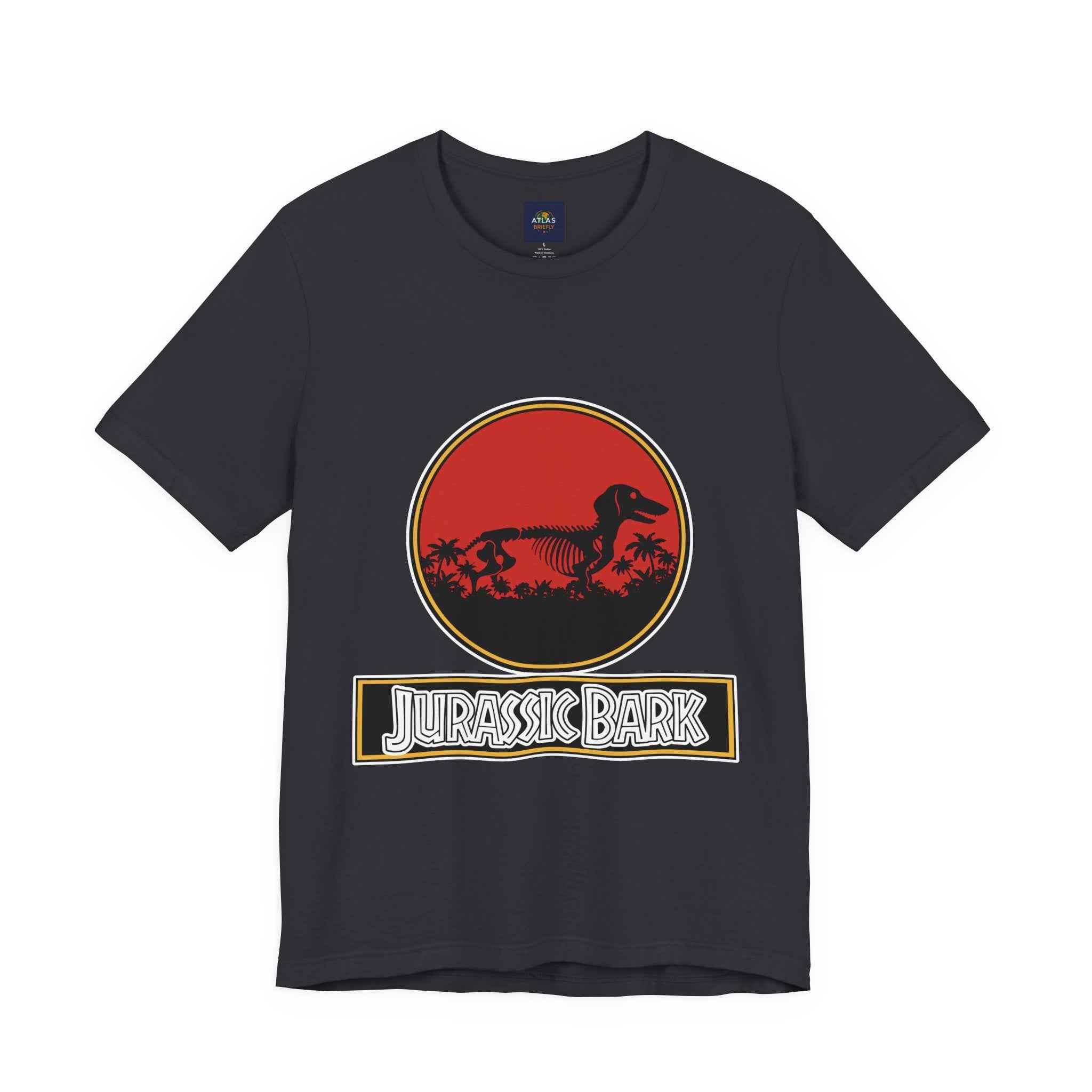 Dachshund Jurassic Bark T-Shirt - Perfect Wiener Dog Gift for Pet Lovers - Atlas Briefly