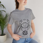 Cancer Horoscope T-Shirt - Stylish Astrology Tee for Cancer Zodiac Sign