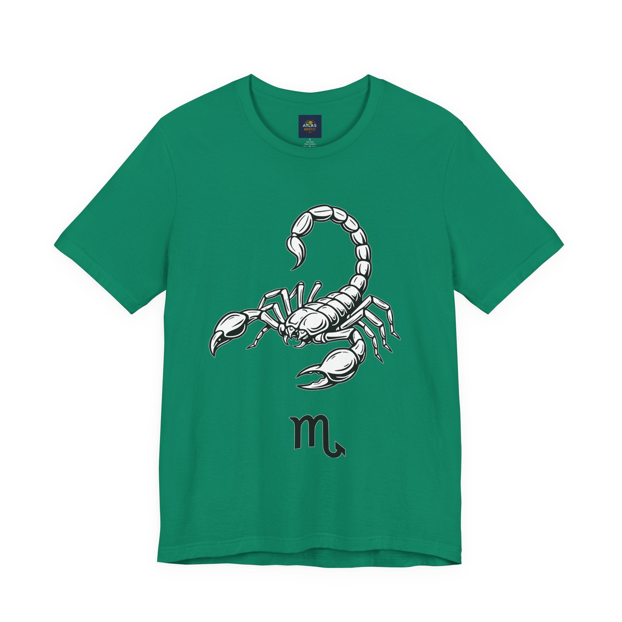 Scorpio Zodiac Tee - Unisex Minimalist Black and White Design