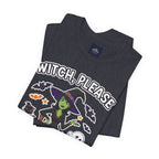 Witch Please Halloween T-Shirt - Sassy Witch Tee with Pumpkin Design | Funny Halloween Shirt - Atlas Briefly
