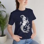 Capricorn Zodiac Tee - Unisex Minimalist Horoscope Shirt in Black and White