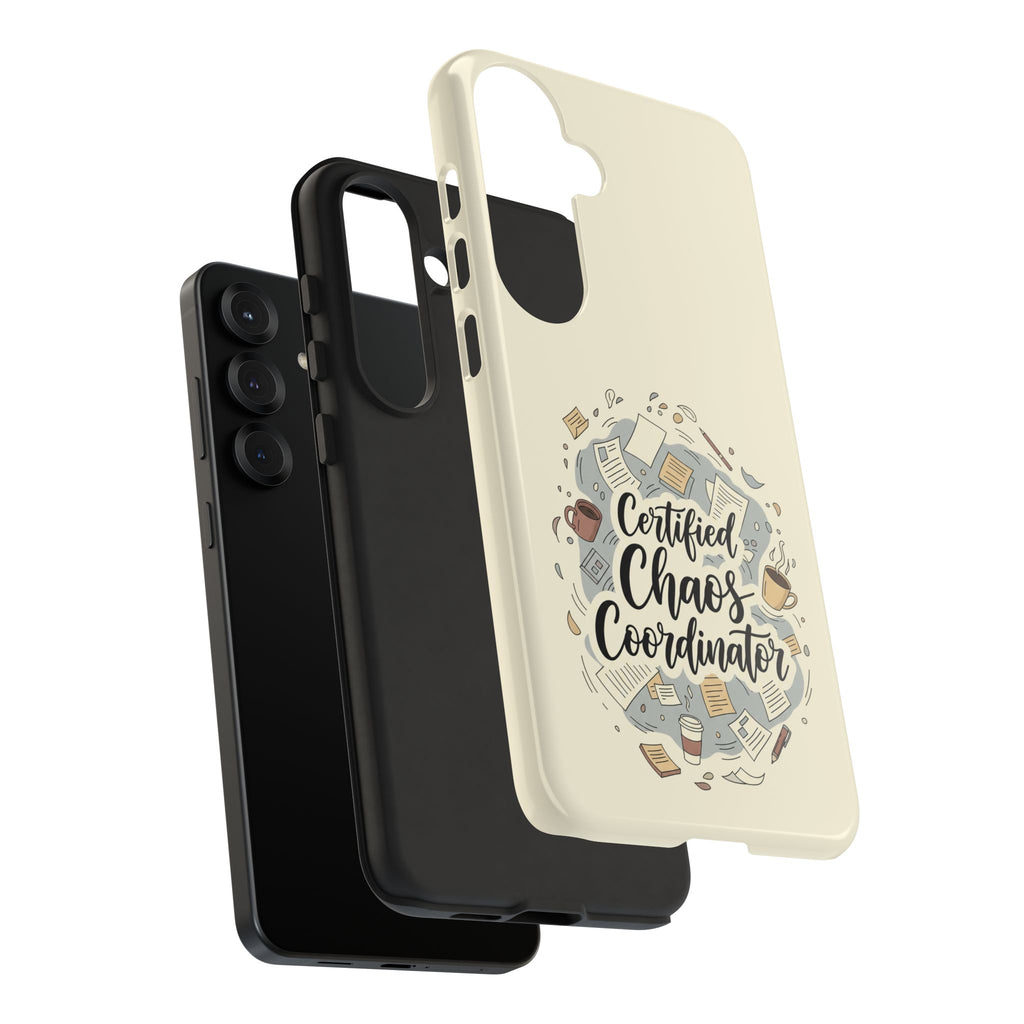 Certified Chaos Coordinator Phone Case - Funny Mom Teacher Mobile Cover | Organized Chaos Gift - Atlas Briefly