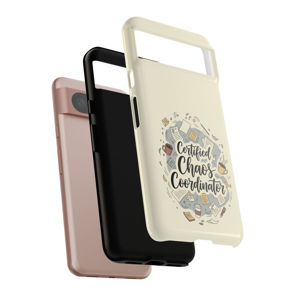 Certified Chaos Coordinator Phone Case - Funny Mom Teacher Mobile Cover | Organized Chaos Gift - Atlas Briefly