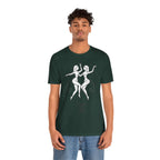 Gemini Zodiac Tee - Minimalistic Black and White Unisex Design