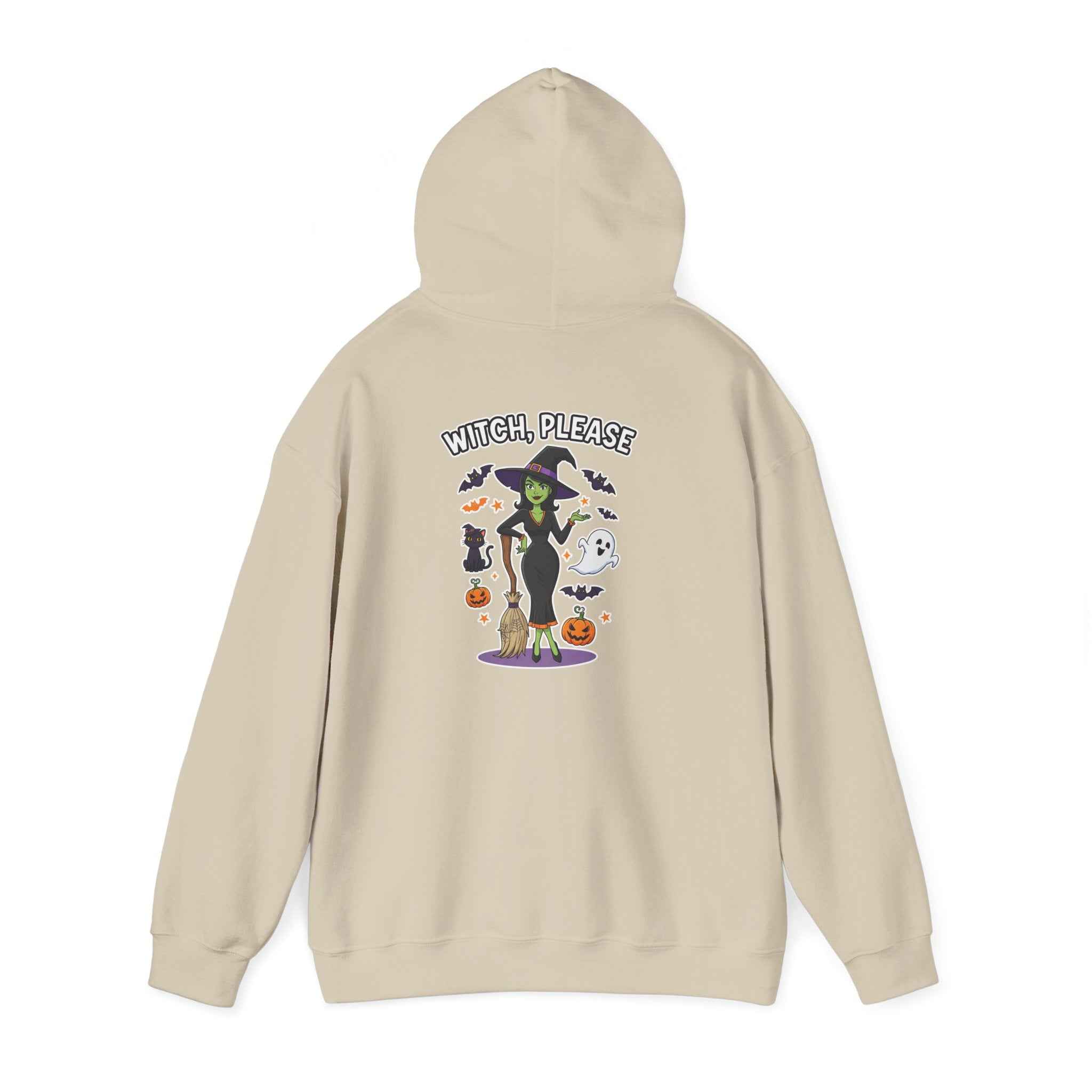 Witch Please Halloween Hoodie - Sassy Witch Sweatshirt for Spooky Season - Atlas Briefly