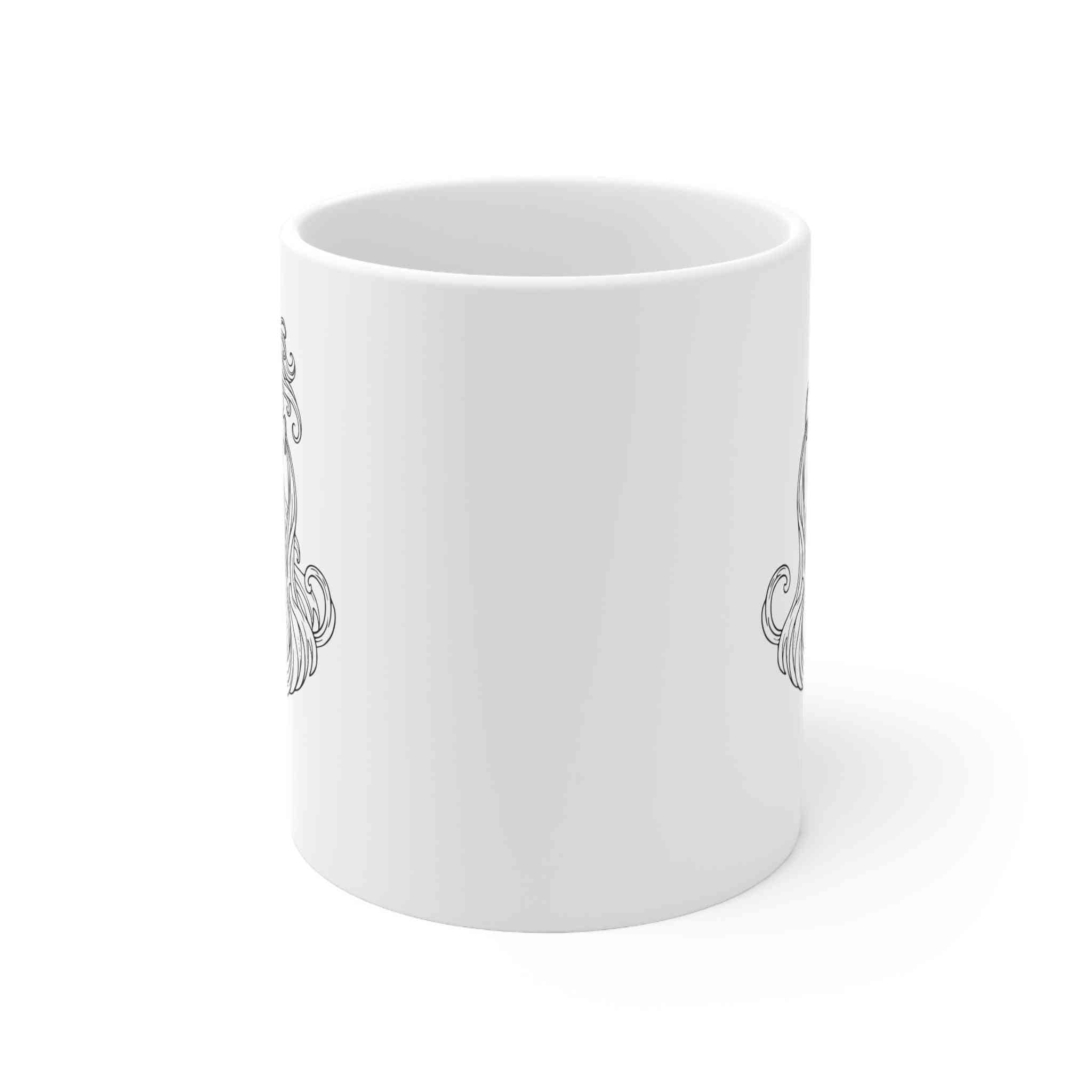 Zodiac Mug - Aquarius Minimalist Design Gift
