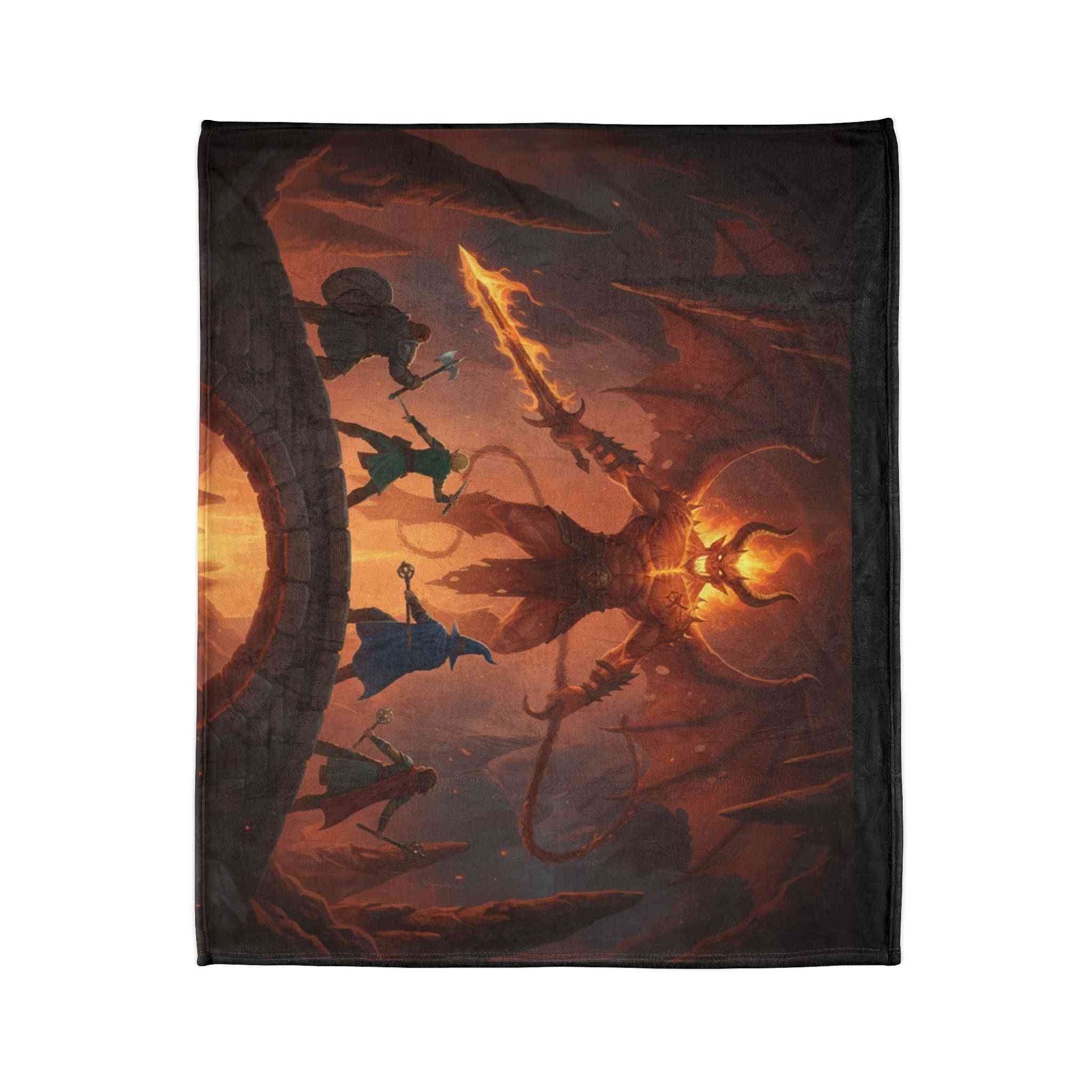 maybe we'll all roll 20s... - Fleece Throw