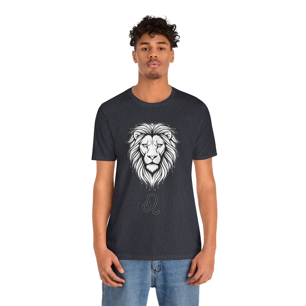 Leo Zodiac T-shirt- Black & White Leo unisex Shirt