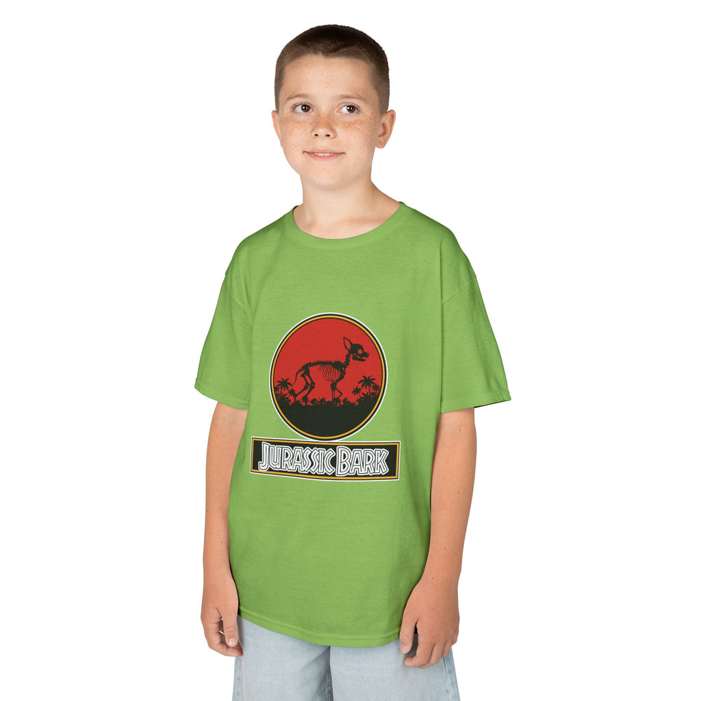 Kids Chihuahua Jurassic Bark T-Shirt - Fun Dog & Dinosaur Tee for Young Pet Lovers