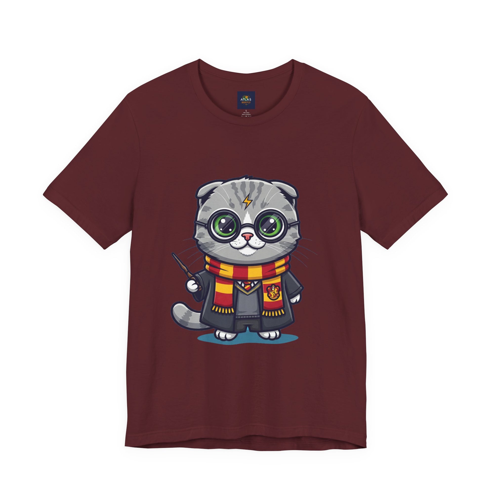 Griffinclaw Harry Potter T-Shirt - Funny Wizarding World Tee | Cute Potter Cat Gift - Atlas Briefly