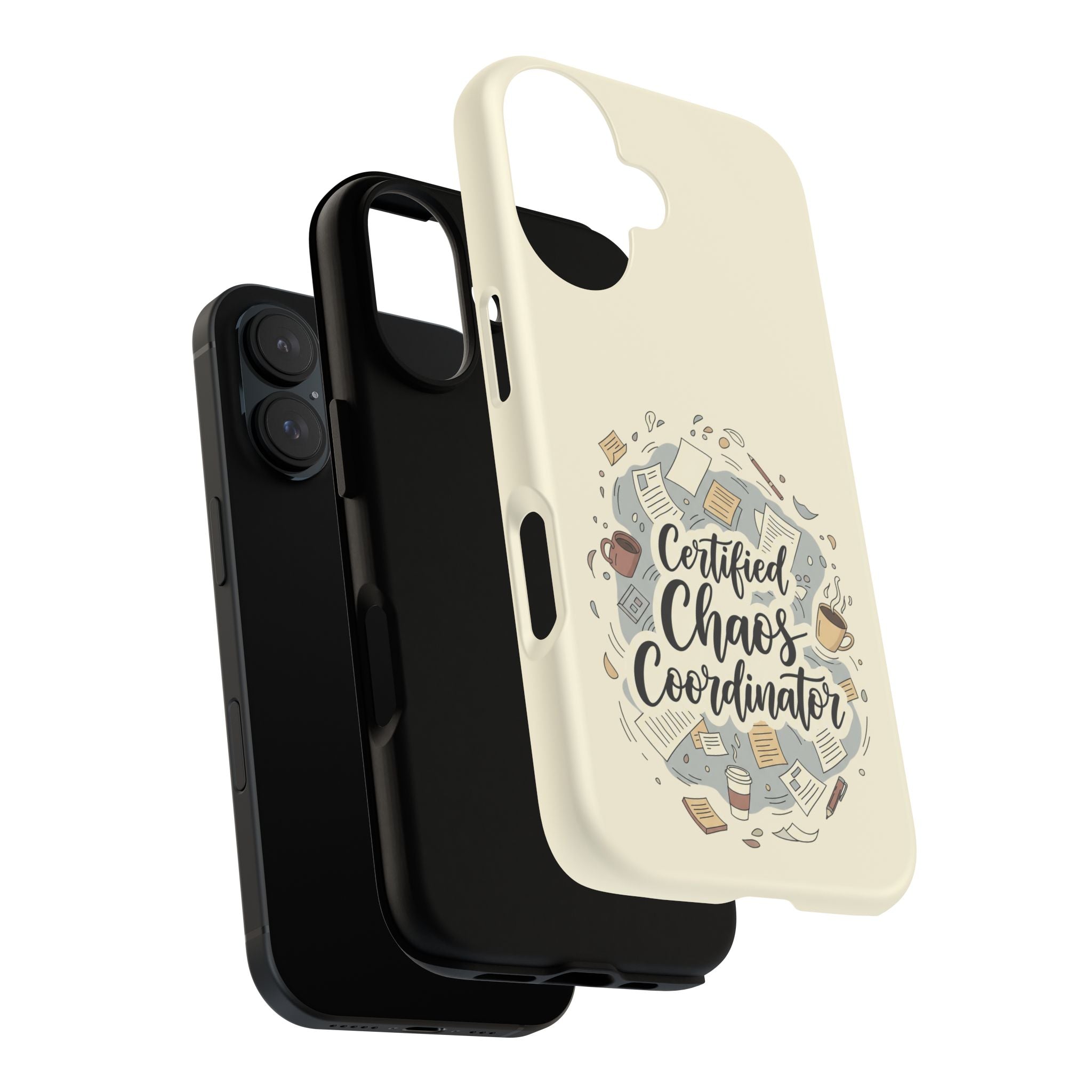 Certified Chaos Coordinator Phone Case - Funny Mom Teacher Mobile Cover | Organized Chaos Gift - Atlas Briefly