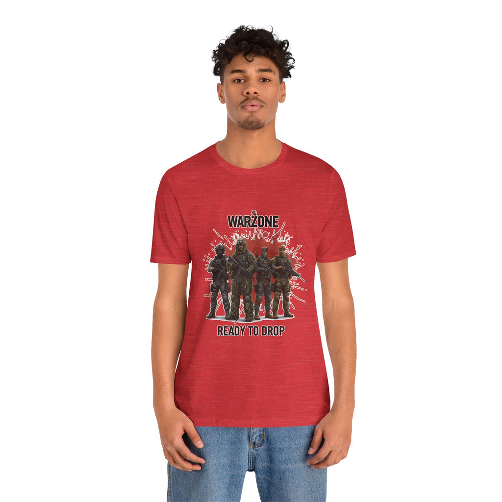 Warzone Drop T-shirt for Squad's Fashion Sense and Diverse K/D Ratio