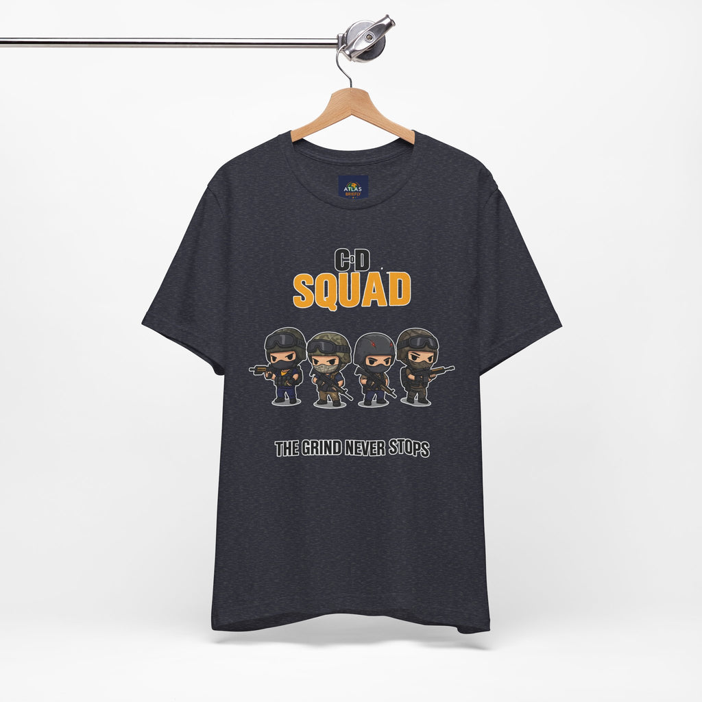 CoD Squad Tee for Gamers: The Grind Never Stops