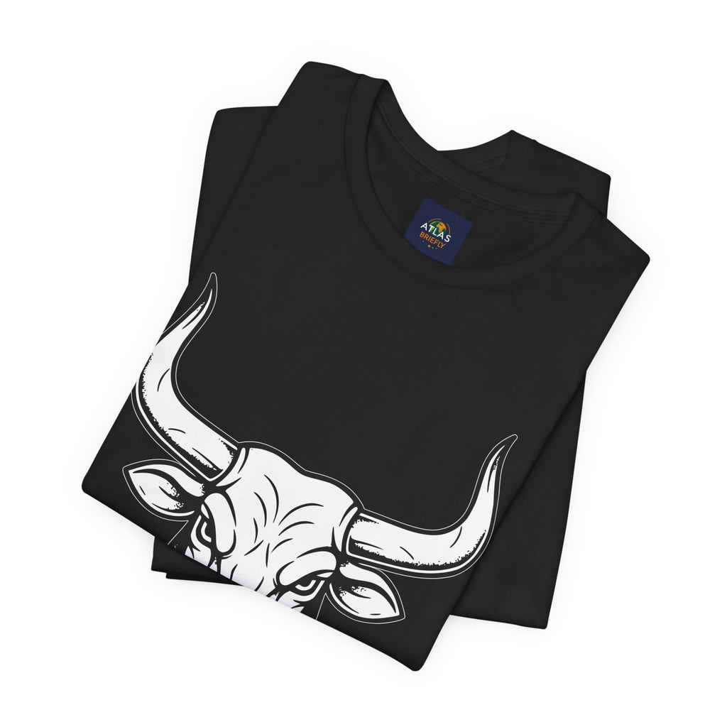 Taurus Zodiac T-Shirt - Minimalist Black and White Unisex T-Shirt