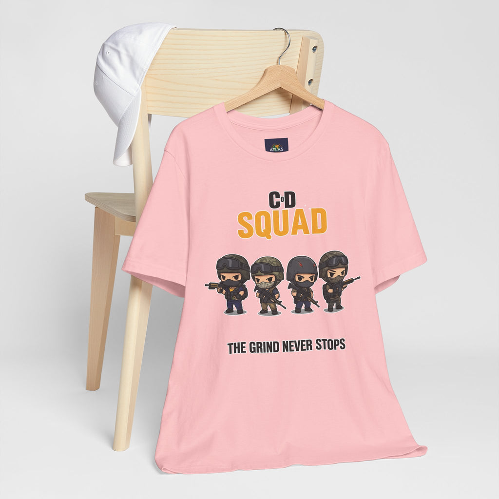 CoD Squad Tee for Gamers: The Grind Never Stops