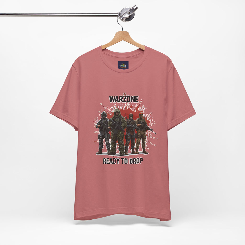 Warzone Drop T-shirt for Squad's Fashion Sense and Diverse K/D Ratio - Atlas Briefly