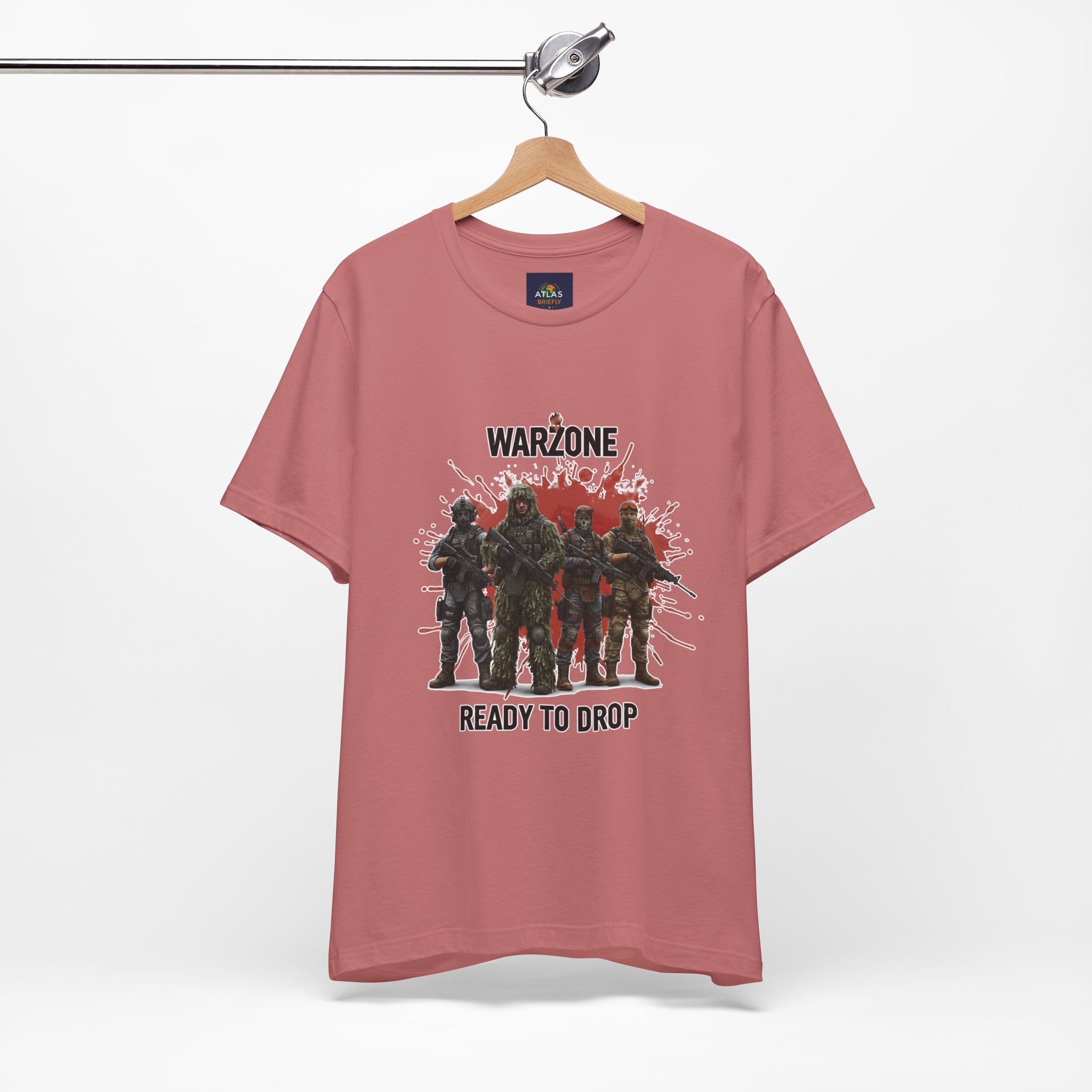 Warzone Drop T-shirt for Squad's Fashion Sense and Diverse K/D Ratio - Atlas Briefly