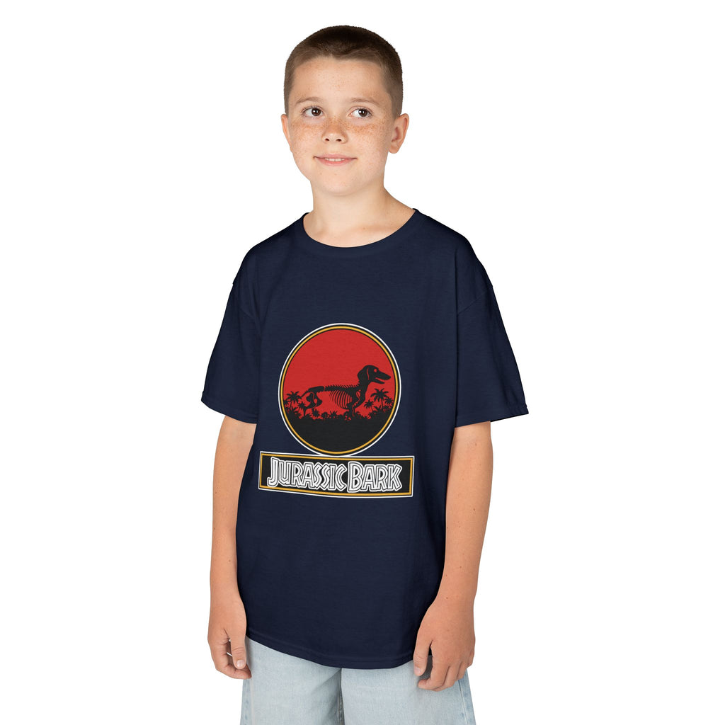 Kids Dachshund T-Shirt - Jurassic Bark Wiener Dog Tee
