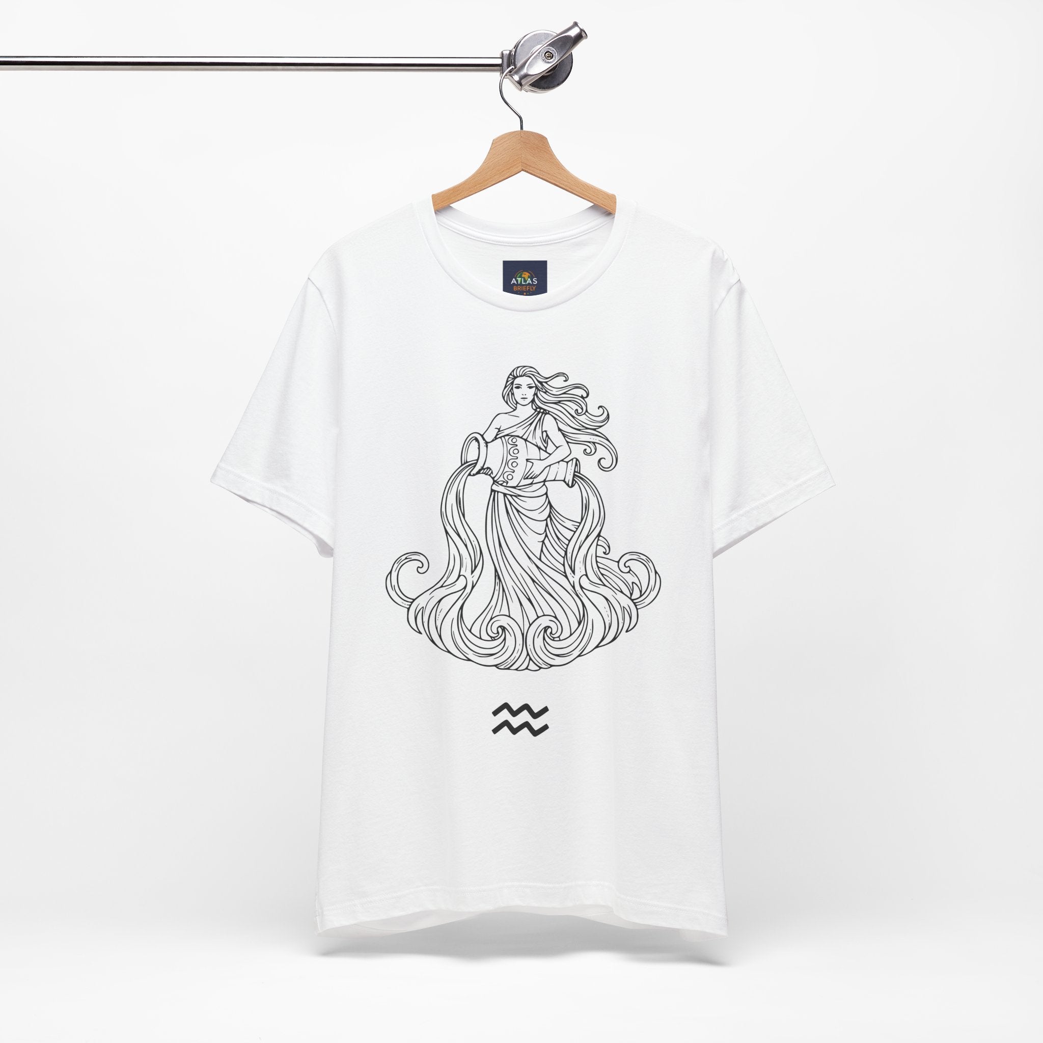 Aquarius Zodiac Tee - Unisex Astrology T-Shirt for Trendy Style